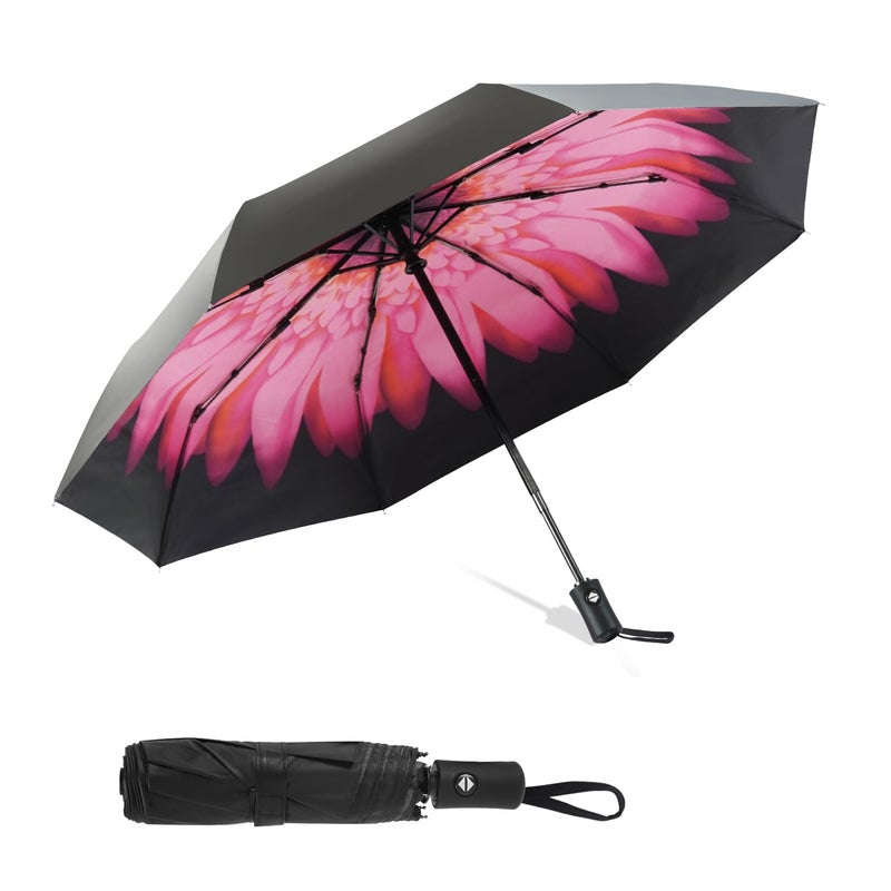 SY COMPACT Travel Umbrella Windproof Automatic Umbrellas Small Compact UV Sun Protection Factory Outlet Umbrella - Image 1